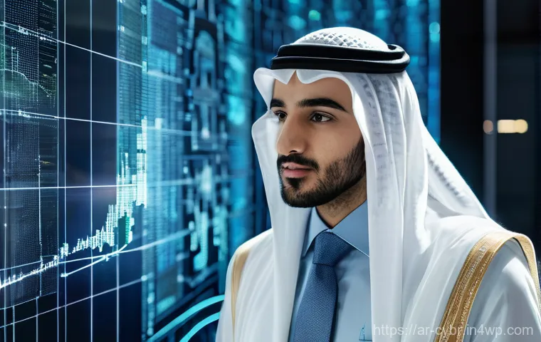 사이버 보안 자동화 도구의 법적 고려사항 - A young Arab professional, in their late 20s, dressed in a stylish yet modest modern business suit, ...